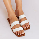 BILLINI Ikaia Slides White Lizard