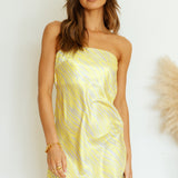Roaring Hearts Dress Yellow