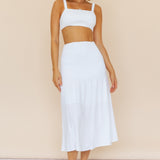 Prosecco Summers Maxi Skirt White