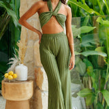 Lucky Strike Crop Top Green
