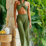 Lucky Strike Crop Top Green