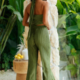 Lucky Strike Crop Top Green