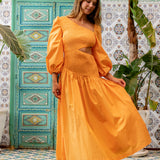 Cheery Maxi Dress Orange