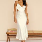 Waiting For You Maxi Dress Champagne