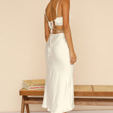 Waiting For You Maxi Dress Champagne