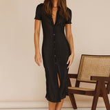 Savoy Midi Dress Black
