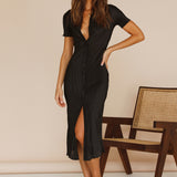 Savoy Midi Dress Black