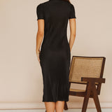 Savoy Midi Dress Black