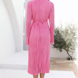 Meet Me At Sundown Midi Dress Pink
