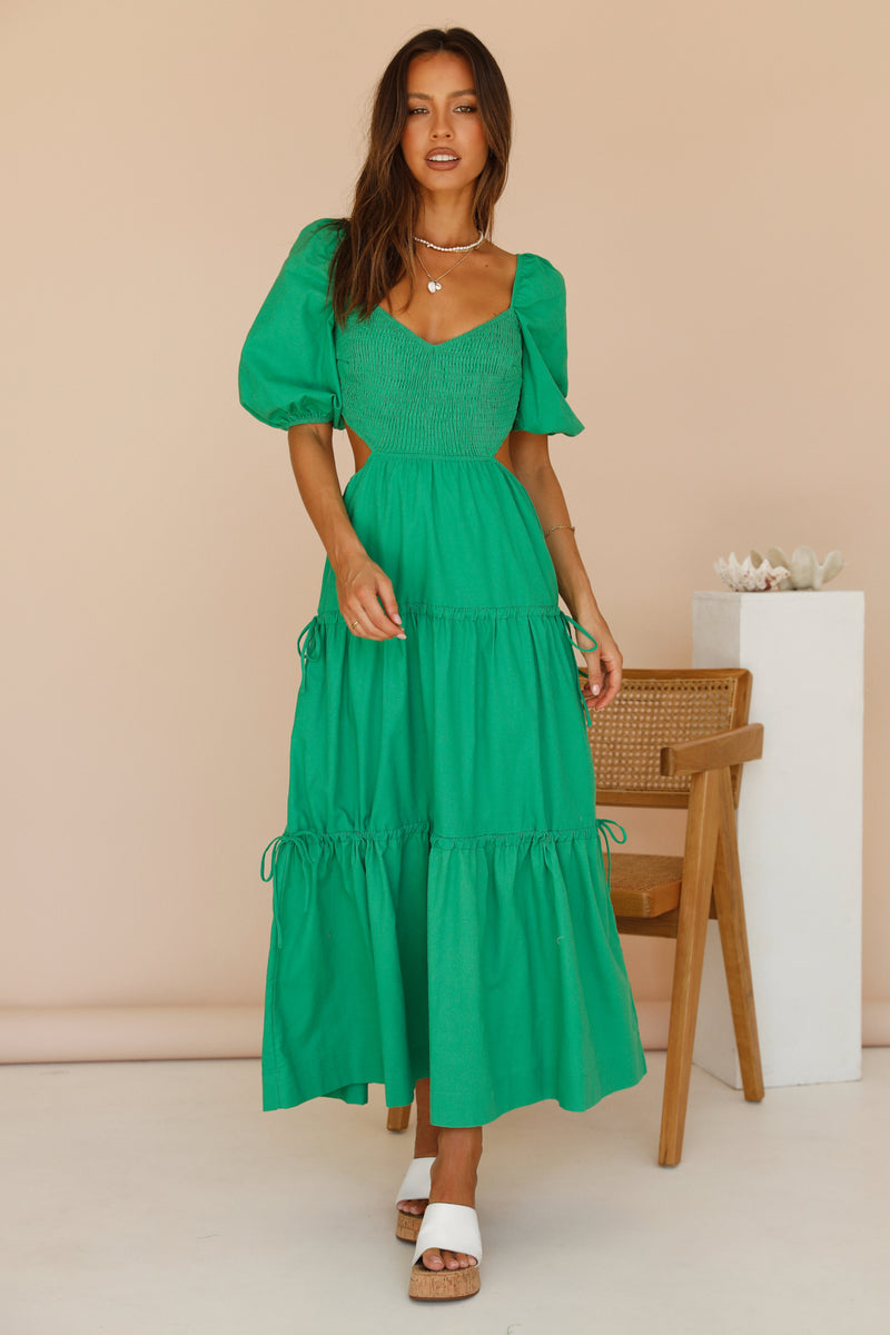 Next Level Maxi Dress Green Fortunate One