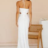 RUNAWAY THE LABEL Etta Midi Dress White