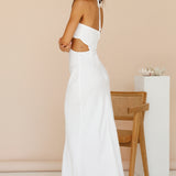 RUNAWAY THE LABEL Etta Midi Dress White