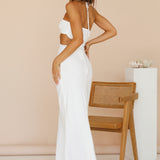 RUNAWAY THE LABEL Etta Midi Dress White