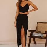 Eye On You Maxi Skirt Black