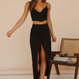 Eye On You Maxi Skirt Black
