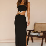 To Be Yours Crop Top Black