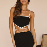 To Be Yours Crop Top Black
