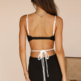 To Be Yours Crop Top Black