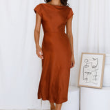 One Last Song Maxi Dress Brown