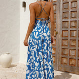 Lover Of Love Maxi Dress Blue