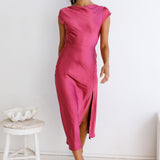 One Last Song Maxi Dress Fuchsia