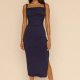 Piccadilly Maxi Dress Navy