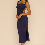 Piccadilly Maxi Dress Navy
