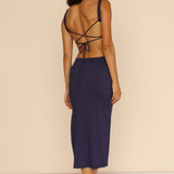 Piccadilly Maxi Dress Navy