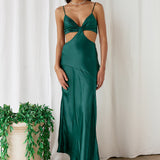 City Sunset Maxi Dress Forest Green