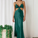 City Sunset Maxi Dress Forest Green