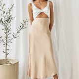 When You Breathe Maxi Dress Beige