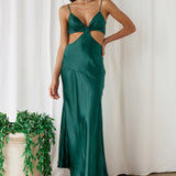 City Sunset Maxi Dress Forest Green