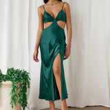 City Sunset Maxi Dress Forest Green