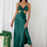 City Sunset Maxi Dress Forest Green