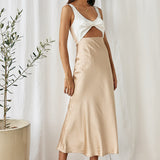 When You Breathe Maxi Dress Beige