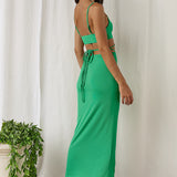 Guess Who Maxi Skirt Green