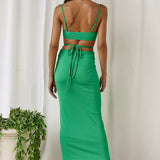 Guess Who Maxi Skirt Green