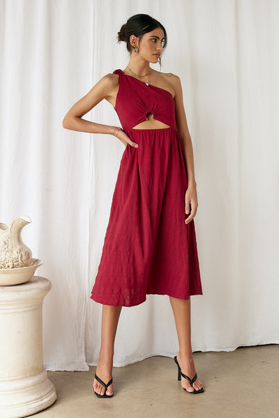 Dive In Maxi Dress Red