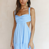 Open Conversations Dress Blue