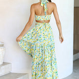 Wattlebush Maxi Skirt Green