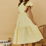 Night Is Over Maxi Dress Yellow