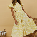 Night Is Over Maxi Dress Yellow