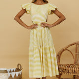 Night Is Over Maxi Dress Yellow