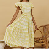 Night Is Over Maxi Dress Yellow