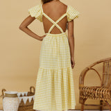 Night Is Over Maxi Dress Yellow