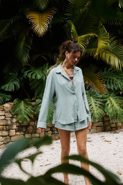 Maurie and eve make you wanna short sleeve jumpsuit on sale