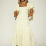 Adela Maxi Dress Yellow