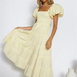Adela Maxi Dress Yellow