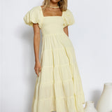 Adela Maxi Dress Yellow