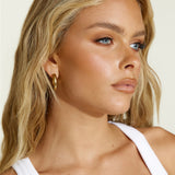18K Gold Plated Always With You Earrings Gold